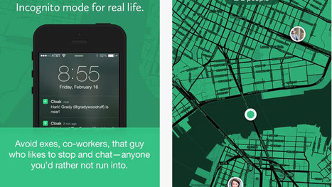 Cloak : une appli pour ne pas croiser ses amis | CONNECTED! | Scoop.it