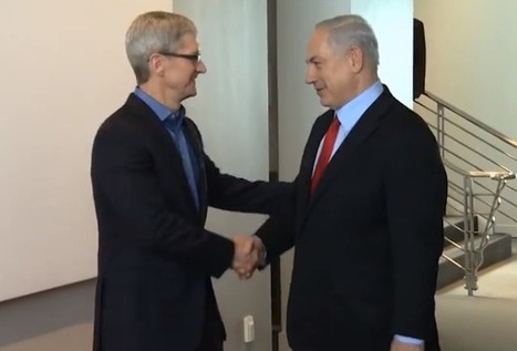 Video of Tim Cook’s meeting with Israeli PM offers brief look inside Apple HQ | Apple News - From competitors to owners | Scoop.it