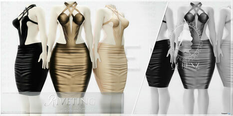 Riveting Dress Fatpack Group Gift by QUEENZ | Teleport Hub - Second Life Freebies | Second Life Freebies | Scoop.it