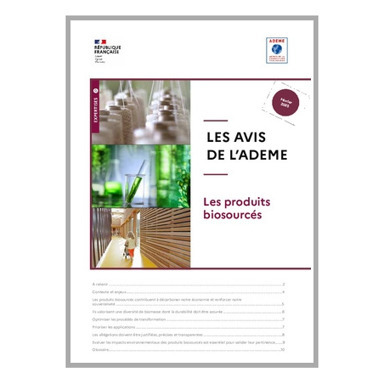 Avis ADEME sur les produits biosourcés | rev3 - la 3ème révolution industrielle en Hauts-de-France | Scoop.it