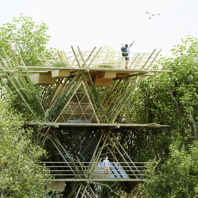 Penda designs flexible bamboo hotel to connect guests with nature | Human Interest | Scoop.it