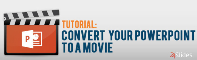 how to convert presentation into movie