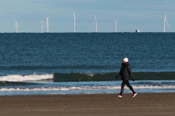 Les 62 éoliennes de la baie de Saint-Brieuc tournent à plein régime