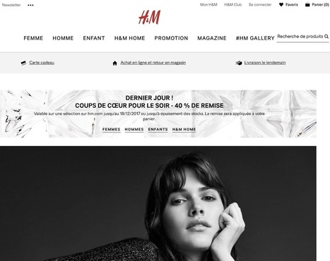 Confronté à la baisse des ventes, H&M annonce un virage numérique | E-commerce | Scoop.it