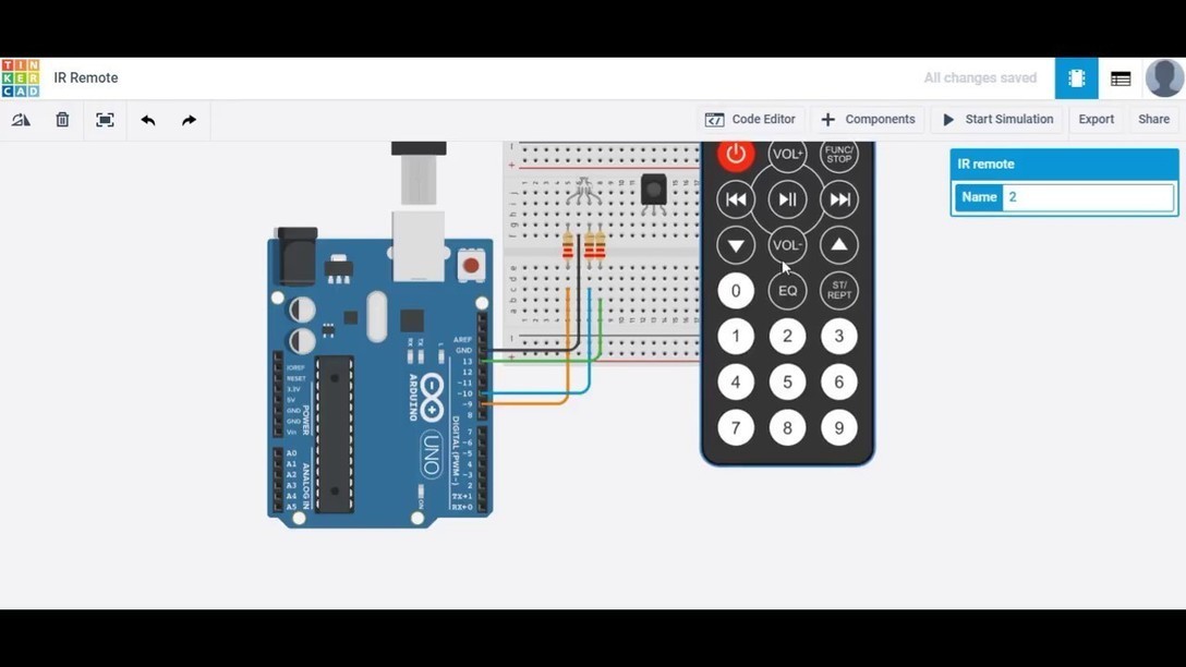 How to Use an IR Remote in Tinkercad te...