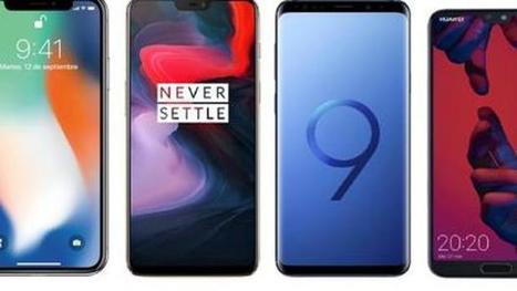 ¿Cuál es el mejor?: iPhone X, OnePlus 6, Samsung Galaxy S9 Plus, Huawei P20 Pro y LG G7 ThinQ | Mobile Technology | Scoop.it