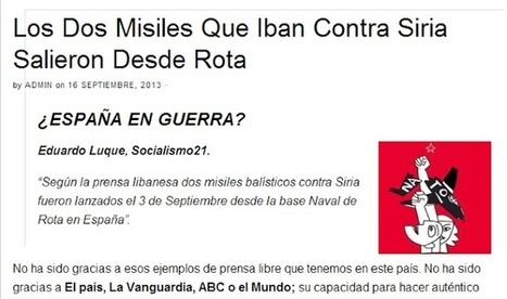 Bases de OTAN convierten España en blanco de ataque en caso de guerra como ya sucedió con crisis misisles de Siria | La R-Evolución de ARMAK | Scoop.it