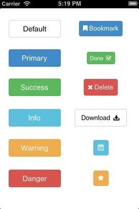 UIButton-Bootstrap - Simple UIButton category that adds nice and flat Bootstrap 3.0 | iPhone and iPad development | Scoop.it