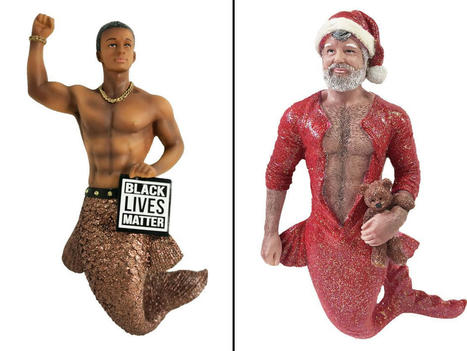 These gay merman ornaments are a cult Christmas classic | PinkieB.com | LGBTQ+ Life | Scoop.it