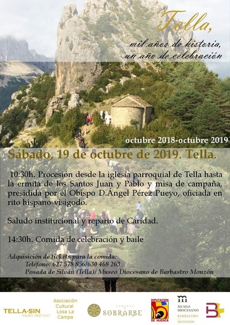 Tella : célébration religieuse à l'ermitage des saints Juan et Pablo le 19 octobre | Vallées d'Aure & Louron - Pyrénées | Scoop.it