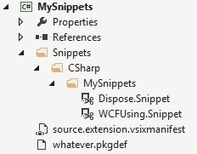 Shipping Visual Studio snippets in an extension | Libraries and Tools | Scoop.it