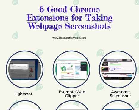 6 Good Chrome Extensions for Taking Webpage Screenshots via Eductors' Tech | iGeneration - 21st Century Education (Pedagogy & Digital Innovation) | Scoop.it