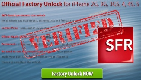 How to Unlock SFR iPhone 4, 4S, 5 via IMEI Code | Unlock iPhone 4 via Factory Unlock - Official iPhone 4 Unlocking via IMEI code | Scoop.it