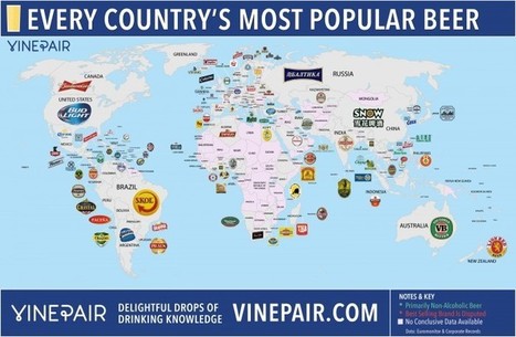 Every Country's Most Popular Beer | Daily Infographic | Public Relations & Social Marketing Insight | Scoop.it
