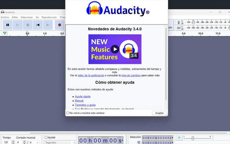 Audacity 3.4.0, la nueva versión de este gran editor de audio | Education 2.0 & 3.0 | Scoop.it