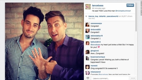 Photo of the Day: Gay celebs and marriage | PinkieB.com | LGBTQ+ Life | Scoop.it