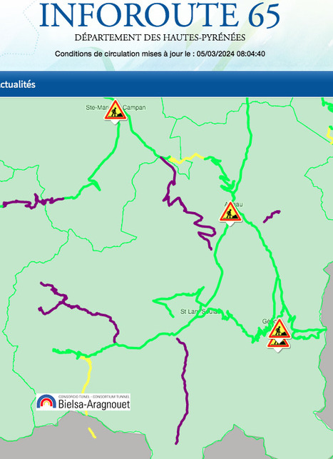Conditions de circulation en Aure et Louron (05/03 à 08:04) | Vallées d'Aure & Louron - Pyrénées | Scoop.it