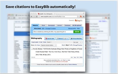 EasyBib Tool- An Incredibly Helpful App for Citing Websites (repeat recommendation) | iGeneration - 21st Century Education (Pedagogy & Digital Innovation) | Scoop.it