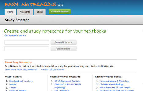 Easy Notecards | Learning & Technology News | Scoop.it