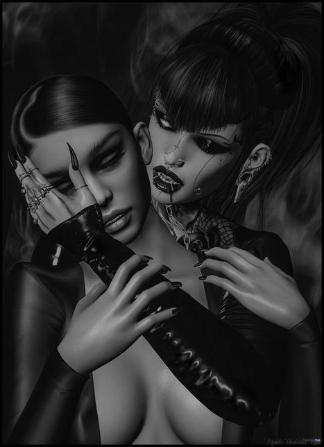 Bite Me Friends Pose August 2022 Gift by BlackSoul Poses | Teleport Hub - Second Life Freebies | Second Life Freebies | Scoop.it