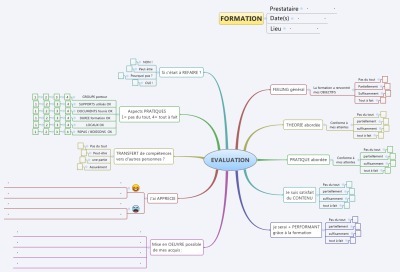 Une mindmap pour l&rsquo;&eacute;valuation de vos&nbsp;formations | Revolution in Education | Scoop.it