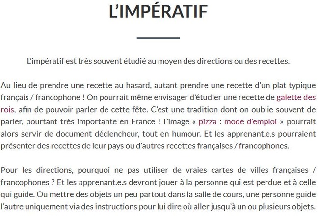 L’impératif – | POURQUOI PAS... EN FRANÇAIS ? | Scoop.it
