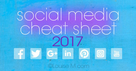 Social Media Cheat Sheet 2017: Must-Have Image Sizes! | CMOxpert | Scoop.it