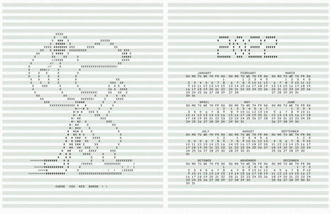 A new old calendar – | ASCII Art | Scoop.it