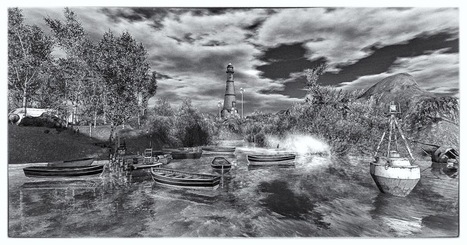 Playa Flamingo and Rosemoor - Second life - Imaged by Google Silver Efex Pro Software -  Second Life Eddi & Ryce Photograph Second Life: | Second Life Destinations | Scoop.it