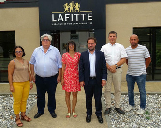 Montaut : le préfet des Landes a visité les installations de la Maison Lafitte | Landes - Conseils municipaux & communautaires | Scoop.it