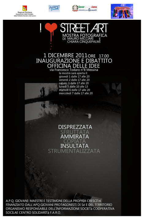 I Love Street Art: l'arte di strada in mostra a Messina - Lavika Web Magazine | Creative_me | Scoop.it