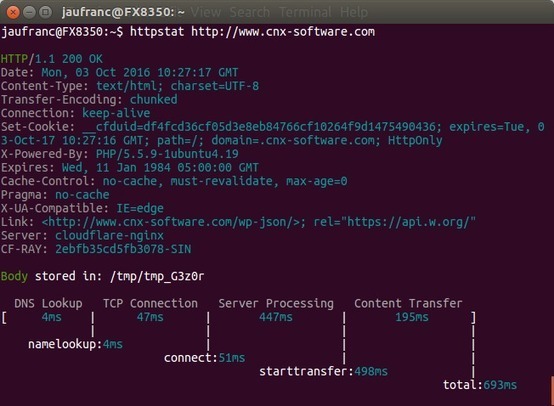 How to check HTTP Header and Connection Stats f...