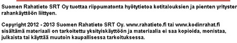 Suomen Rahatieto SRT Oy / hyötytietoa | 1Uutiset - Lukemisen tähden | Scoop.it