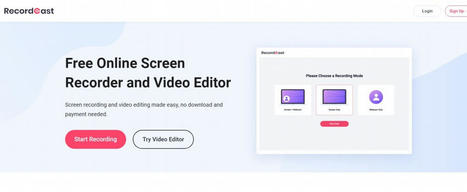 RecordCast: una herramienta sencilla y eficaz para la grabación de pantalla | TIC & Educación | Scoop.it