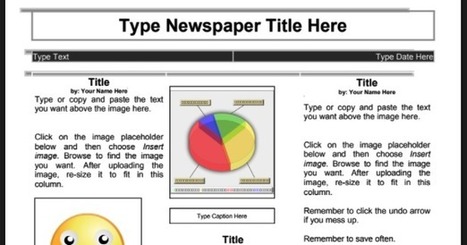 6 of The Best Web Tools to Create Class Newspapers curated by Educators' technology | iGeneration - 21st Century Education (Pedagogy & Digital Innovation) | Scoop.it