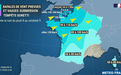 Temp&ecirc;te Goretti&nbsp;: 6 vigilances de M&eacute;t&eacute;o France pour les Pyr&eacute;n&eacute;es-Atlantiques ce vendredi 9&nbsp;janvier&nbsp;! - La R&eacute;publique des Pyr&eacute;n&eacute;es.fr | BABinfo Pays Basque | Scoop.it