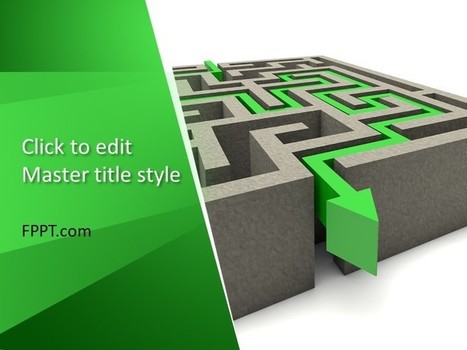 Free 3D Maze PowerPoint Template | PowerPoint presentations and PPT templates | Scoop.it
