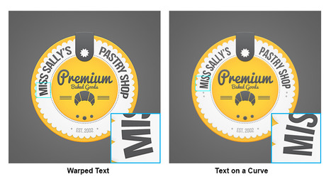 Quick Tip: The Correct Way to Create Curved Text @ Weeder | Image Effects, Filters, Masks and Other Image Processing Methods | Scoop.it