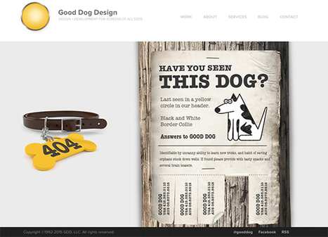 Web Design : 20 exemples très créatifs de pages d’erreur 404 pour vous inspirer | Geeks | Scoop.it