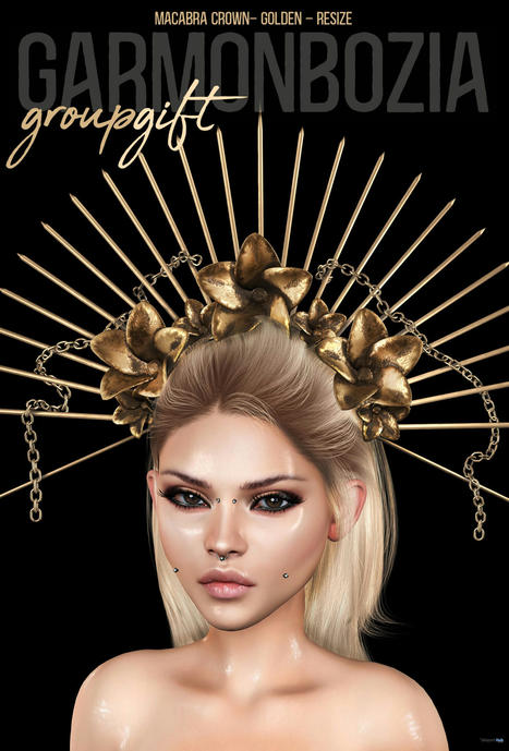 Macabra Crown July 2021 Group Gift by Garmonbozia | Teleport Hub - Second Life Freebies | Second Life Freebies | Scoop.it
