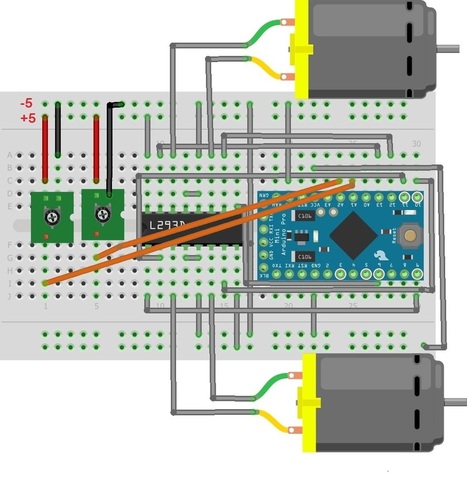 How to Control DC Motor Speed and Direction Using L293D and Arduino | tecno4 | Scoop.it