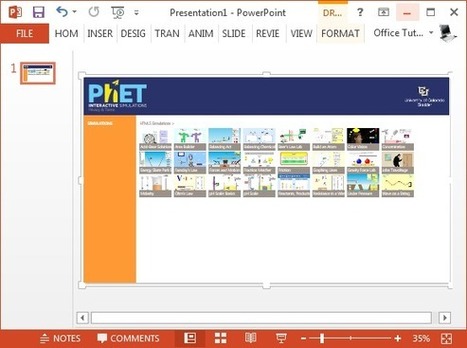 PhET PowerPoint Add-in Provides Free Science & Math Simulations | Educational Technology & Tools | Scoop.it