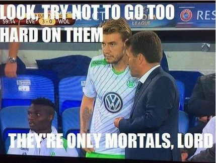 'Lord' Bendtner mocked with Twitter memes after Wolfsburg defeat | Trending in Uganda | Scoop.it