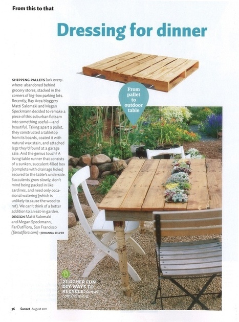 Dishfunctional Designs: God Save The Pallet! Reclaimed Pallets Revamped | Vintage Living Today For A Future Tomorrow | Scoop.it