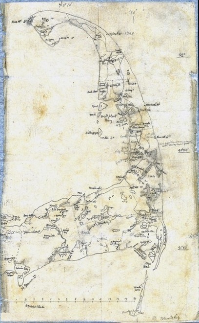 Henry David Thoreau’s Hand-Drawn Map of Cape Cod (1866) | Boston, you're my home | Scoop.it