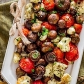 Italiaans geroosterde paddenstoelen en groenten | Smulweb.nl | La Cucina Italiana - De Italiaanse Keuken - The Italian Kitchen | Scoop.it