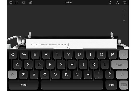 Tom Hanks Pays Developers to Create a  Typewriter App for iPad | Communications Major | Scoop.it