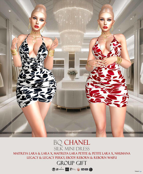 Chanel Silk Mini Dress March 2026 Group Gift by BlondeQueen | Teleport Hub - Second Life Freebies | Second Life Freebies | Scoop.it