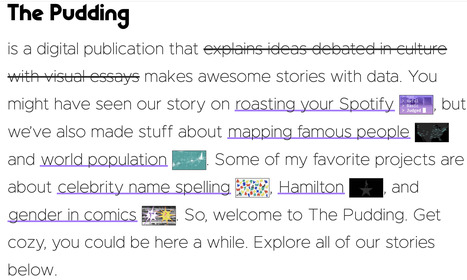 The Pudding | Digital Delights - Digital Tribes | Scoop.it
