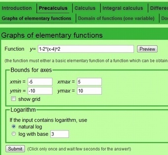 En la nube TIC: Recursos para cálculo con una o dos variables | Matemáticas.- | Scoop.it